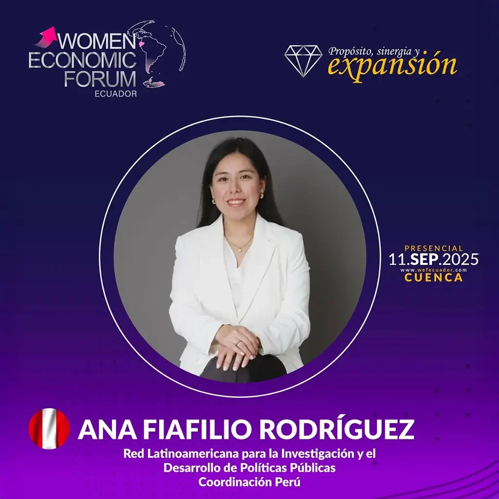 REDLATAMPP presente en el Women Economic Forum Ecuador 2025