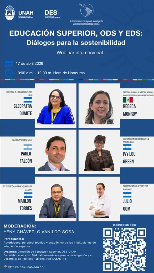 Webinar Educación Superior, ODS y EDS: diálogos para la sostenibilidad - REDLATAMPP