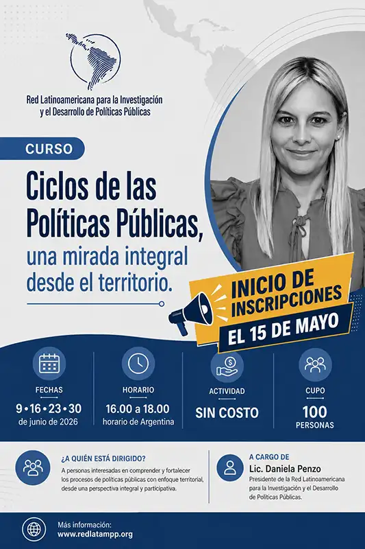 Ciclos de las Políticas Públicas: una mirada integral desde el territorio - REDLATAMPP