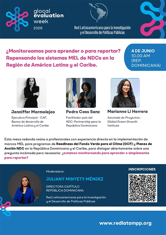 Mesa redonda: ¿Monitoreamos para aprender o para reportar? - REDLATAMPP