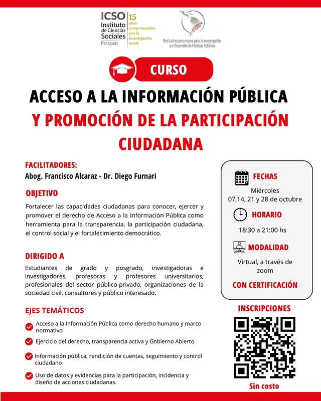 Acceso a la información pública y promoción de la participación ciudadana - REDLATAMPP