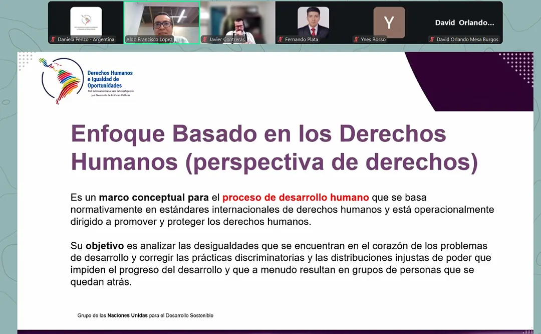Inició la Diplomatura Internacional en Derechos Humanos y Políticas Públicas - REDLATAMPP