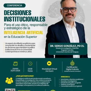 Conversatorio: Decisiones institucionales para el uso de la IA en la educación superior - REDLATAMPP