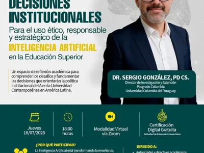 Conversatorio: Decisiones institucionales para el uso de la IA en la educación superior - REDLATAMPP