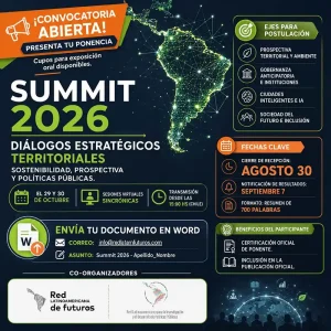 Summit Internacional sobre Desarrollo Sostenible Territorial, Prospectiva y Políticas Públicas - REDLATAMPP