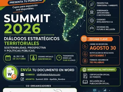 Summit Internacional sobre Desarrollo Sostenible Territorial, Prospectiva y Políticas Públicas - REDLATAMPP